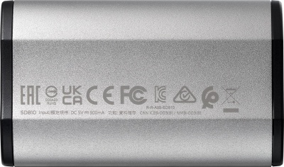 Накопитель SSD A-Data USB-C 4TB SD810-4000G-CSG SD810 1.8" серый