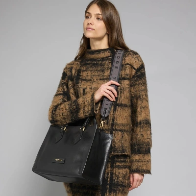 Сумка женская The Bridge Ida 04101501/30 черная натур.кожа