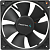 Вентилятор для корпуса Deepcool XFan 120 120х120x25 черный 3-pin 4-pin (Molex) 24дБ (DP-FDC-XF120) Ret