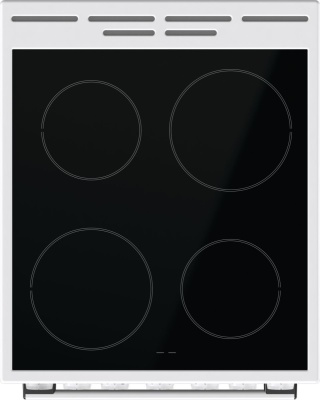 Плита Электрическая Gorenje GEC5B41WG белый стеклокерамика (без крышки)