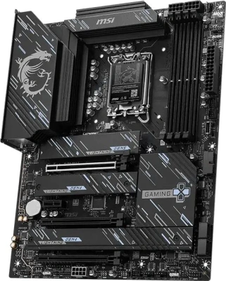 Материнская плата MSI Z890 GAMING PLUS WIFI6E Soc-1851 Intel Z890 4xDDR5 ATX AC`97 8ch(7.1) 5Gigabit RAID+HDMI+DP