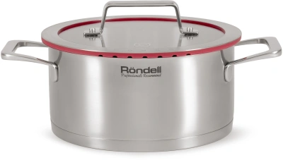 Кастрюля Rondell Verter RDS-2029 2.6л. d=20см (с крышкой) стальной