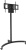 Подставка для телевизора Arm Media PT-STAND-10 черный 32"-65" макс.45кг напольный фиксированный