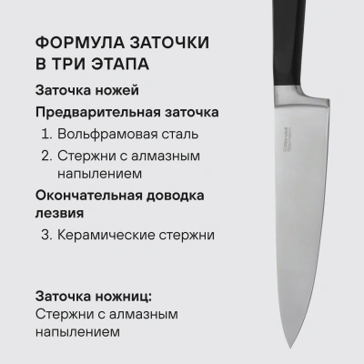 Точилка Rondell Del mar/Дель мар RD-1855 синий/черный
