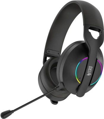 Наушники с микрофоном Acer Nitro OHR400 черный 1м мониторные BT/Radio/3.5mm оголовье (ZL.HDSEE.00G)