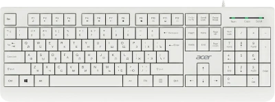 Клавиатура + мышь Acer OCC400 клав:белый мышь:белый USB (ZL.ACCCC.014)