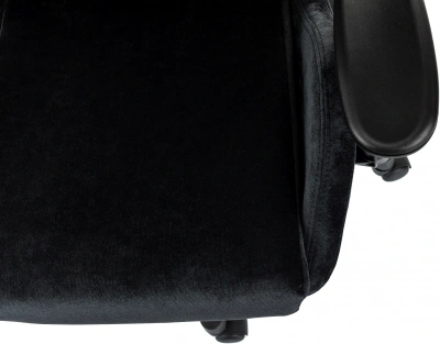 Кресло игровое Zombie Ghost Fabric черный Light-20 с подголов. крестов. пластик