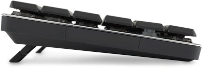 Клавиатура Оклик K615X механическая серый/серебристый USB slim Multimedia for gamer LED (1934413) кабель 1.5м