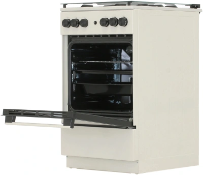 Плита Газовая Gorenje GG5A21BEF бежевый (стеклянная крышка) реш.чугун