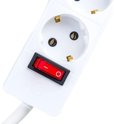 Сетевой фильтр PROconnect STANDARD 3м (4 розетки) белый (пакет ПЭ)
