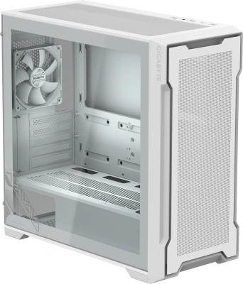Корпус Gigabyte GB-C102GI белый без БП mATX 7x120mm 4x140mm 2xUSB3.0 audio bott PSU