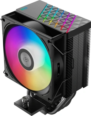 Устройство охлаждения(кулер) PcCooler R400 ARGB Soc-AM5/AM4/1200/1700/1851 черный 4-pin 18-30dB Al+Cu 180W Ret (R400-BKAWYX-US)