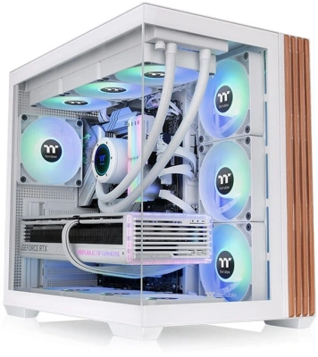 Корпус Thermaltake View View 380 WS Snow белый без БП ATX 6x120mm 2x140mm 2xUSB3.0 audio bott PSU