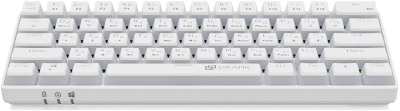 Клавиатура Оклик K763W механическая белый USB беспроводная BT/Radio Multimedia for gamer LED (1920562) кабель 1.5м