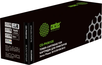 Картридж лазерный Cactus CS-PH3610X 106R02723 черный (14100стр.) для Xerox Phaser 3610/3610N/3615