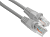 Патч-корд KingPrice KP-PC-c5e-1m-g 1Гбит/с UTP 4 пары cat.5E CCA molded 1м серый RJ-45 (m)-RJ-45 (m)