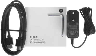 Монитор Xiaomi 27" A27Qi 2026 черный IPS LED 6ms 16:9 HDMI матовая 1300:1 300cd 178гр/178гр 2560x1440 120Hz DP 2K 3.9кг