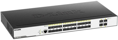 Коммутатор D-Link DGS-3000-28XS/B1A (L2) 24SFP 4SFP+ управляемый