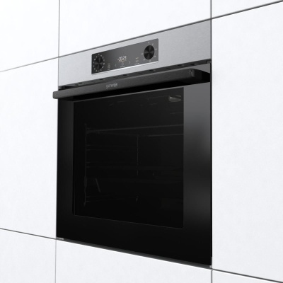 Духовой шкаф Электрический Gorenje BOSB6737E06X нержавеющая сталь/черный