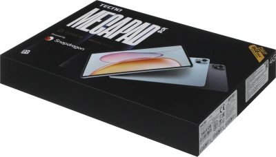 Планшет Tecno MegaPad 11 SE T1102 685 (2.8) 8C RAM8Gb ROM256Gb 10.95" IPS 1920x1200 4G Android 15 серый 8Mpix 5Mpix BT WiFi microSD 1Tb 8000mAh 1776hrs