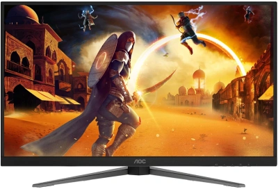 Монитор AOC 27" Q27G4S черный IPS LED 16:9 HDMI матовая HAS Piv 350cd 178гр/178гр 2560x1440 300Hz FreeSync DP Quad 2K (1440p) 5.33кг