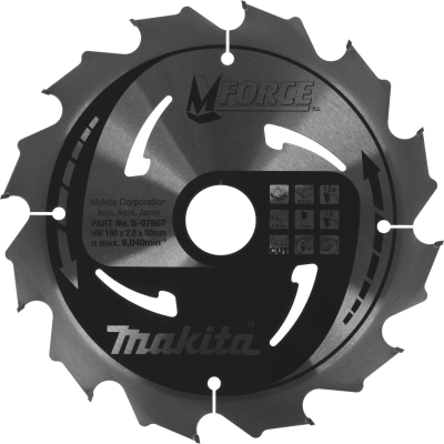 Циркулярная пила (дисковая) Makita HS7601 1200Вт (ручная) D диска.:190мм