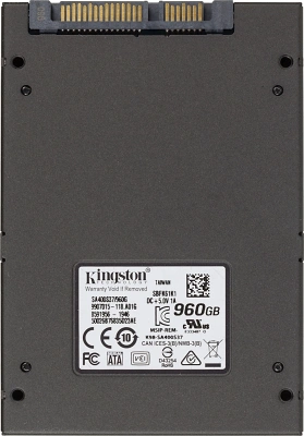 Накопитель SSD Kingston SATA-III 960GB SA400S37/960G A400 2.5"