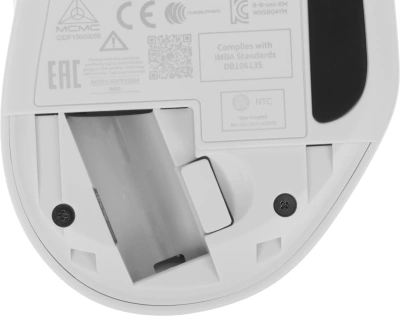 Мышь Xiaomi Comfort Edition белый оптическая 1200dpi silent беспров. USB 2but (BHR9354GL)