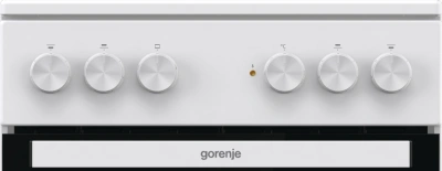 Плита Электрическая Gorenje GEC5A12WG-B белый стеклокерамика (без крышки)