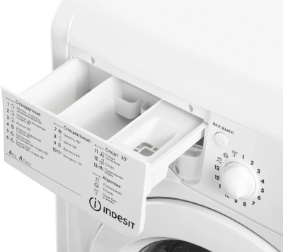 Стиральная машина Indesit EcoTime IWSD 6105 (CIS).L класс: A загр.фронтальная макс.:6кг белый