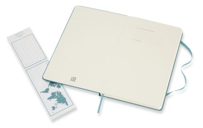 Блокнот Moleskine CLASSIC QP062B35 Large 130х210мм 240стр. нелинованный твердая обложка голубой