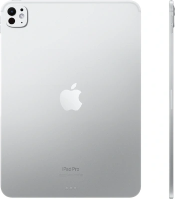 Планшет Apple iPad Pro 2024 A2836 M4 9C RAM8Gb ROM256Gb 11" OLED 2420x1668 iOS серебристый 12Mpix 12Mpix BT WiFi 10hr