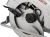 Циркулярная пила (дисковая) Bosch GKS 600 1200Вт (ручная) D диска.:165мм (06016A9020)