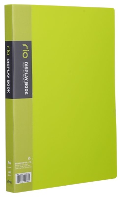 Папка с 40 прозр.вклад. Deli E5034 A4 полипропилен 0.75мм ассорти