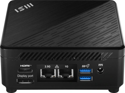 Неттоп MSI Cubi 5 1M-460BRU Core 7 150U (1.8) Graphics без ОС 2.5xGbitEth+1xGbitEth WiFi BT 65W черный (936-B0A821-460)