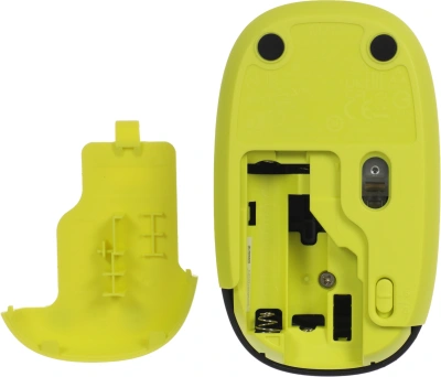 Клавиатура + мышь Logitech MK240 клав:черный/желтый мышь:черный/желтый USB беспроводная slim Multimedia (920-008198)