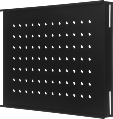 Полка стационарная NTSS NTSS-FS-600-BL 1U нагр.:60кг. 19" 350мм черный (упак.:1шт)