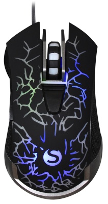 Мышь SunWind SW-M705G черный оптическая 3600dpi USB для ноутбука 6but (1422391)