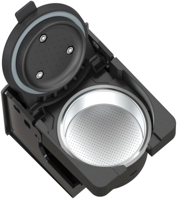 Кофеварка рожковая Polaris PCM 2038 3-in-1 1450Вт графитовый
