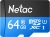 Флеш карта microSDXC 64GB Netac NT02P500STN-064G-S P500 w/o adapter Флеш карта microSDXC 64GB Netac NT02P500STN-064G-S P500 w/o adapter