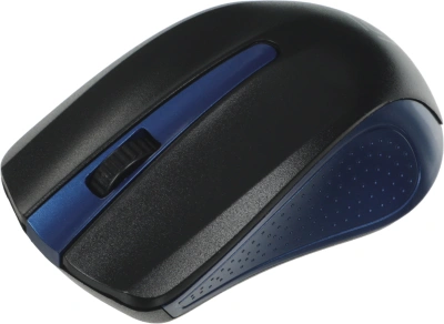 Мышь Оклик 485MW черный/синий оптическая 1200dpi беспров. USB для ноутбука 3but (997826)