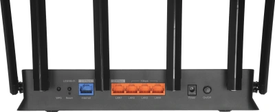 Роутер беспроводной TP-Link Archer BE400 BE6500 100/1000/2500BASE-T черный