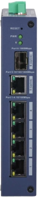 Коммутатор Dahua DH-CHS4106-4ET (L2) 4x100Мбит/с 1x1Гбит/с 1xКомбо(1000BASE-T/SFP) неуправляемый