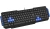 Клавиатура Оклик 750G FROST WAR черный/черный USB Multimedia for gamer (337452) кабель 1.8м