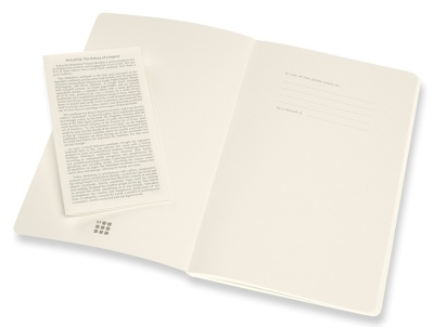 Блокнот Moleskine VOLANT QP721B41M17 Large 130х210мм 96стр. линейка мягкая обложка синий/желтый янтарный (2шт)