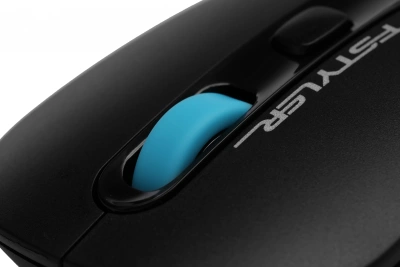 Мышь A4Tech Fstyler FM10 черный/синий оптическая 1600dpi USB 4but (FM10 BLUE)