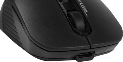 Мышь A4Tech Fstyler FB10C черный оптическая 2000dpi беспров. BT/Radio USB 4but (FB10C STONE BLACK)