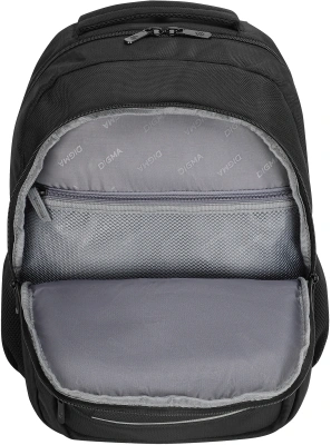 Рюкзак для ноутбука 15.6" Digma Stash S1 черный полиэстер (DGBP15S1BK)
