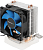 Устройство охлаждения(кулер) Deepcool Ice Edge Mini FS V2.0 Soc-AM5/AM4/1200/1700/1851 черный/синий 3-pin 25dB Al+Cu 100W 276gr Ret (DP-MCH2-IEMV2)
