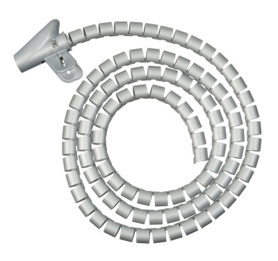 Кабельный органайзер Buro BHP CG22S Spiral Hose 20x2000mm Silver
